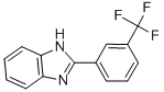 Structure of 2-[3-(TRIFLUOROMETHYL)PHENYL]-1H-BENZIMIDAZOLE