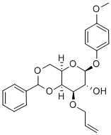 Structure of 4-METHOXYPHENYL 3-O-ALLYL-4,6-O-BENZYLIDENE-BETA-D-GALACTOPYRANOSIDE