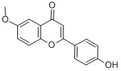 Structure of 6-METHOXY-4-HYDROXYFLAVONE