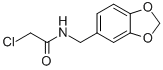 Structure of N-(1,3-BENZODIOXOL-5-YLMETHYL)-2-CHLOROACETAMIDE