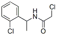AcetaMide,2-chloro-N-[1-(2-chlorophenyl)ethyl]- 的化学结构式