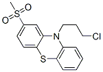 Structure of 10-(3-chloropropyl)-2-(methylsulphonyl)-10H-phenothiazine