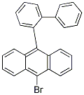 Structure of 9-[1,1’-Biphenyl]-2-yl-10-bromo-anthracene
