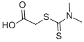 Structure of S-(N,N-DIMETHYLTHIOCARBAMOYL)THIOGLYCOLIC ACID