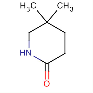 2-Piperidinone, 5,5-dimethyl-结构式