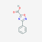 Structure of 3-phenyl-1,2,4-oxadiazole-5-carboxylic acid