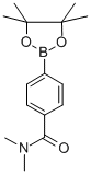 Structure of 3-(N,N-DIMETHYLAMINOCARBONYL)PHENYLBORONIC ACID, PINACOL ESTER