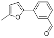 Structure of 3-(5-METHYL-2-FURYL)BENZALDEHYDE