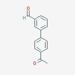 Structure of 4'-ACETYL-[1,1'-BIPHENYL]-3-CARBOXALDEHYDE