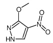 Structure of 3-Methoxy-4-nitro-1H-pyrazole