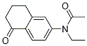 Structure of N-ethyl-N-(5-oxo-5,6,7,8-tetrahydronaphthalen-2-yl)acetaMide