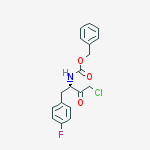 Structure of Z-L-p-Fluoro-Phe-chloromethylketone