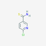 Structure of 6-chloropyridine-3-carbothioamide