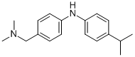 Structure of [(4-(DIMETHYLAMINO)PHENYL)METHYL](4-ISOPROPYLPHENYL)AMINE