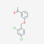 Structure of 1-{3-[(2,4-Dichlorobenzyl)oxy]phenyl}-1-etha