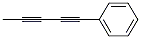 Structure of BENZENE, 1,3-PENTADIYNYL-