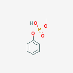 Structure of methyl phenyl hydrogen phosphate