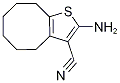 Structure of 2-amino-4,5,6,7,8,9-hexahydrocycloocta[b]thiophene-3-carbonitrile(SALTDATA: FREE)