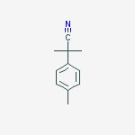 2-Methyl-2-p-tolylpropanenitrile结构式