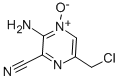 Structure of 3-AMINO-6-(CHLOROMETHYL)-2-PYRAZINECARBONITRILE 4-OXIDE