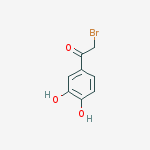 Structure of Ethanone, 2-bromo-1-(3,4-dihydroxyphenyl)-