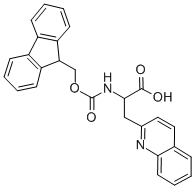 Structure of FMOC-3-(2-CHINOLYL)-DL-ALA-OH