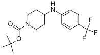 Structure of 1-BOC-4-(4-TRIFLUOROMETHYL-PHENYLAMINO)-PIPERIDINE