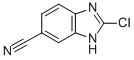 Structure of 1H-Benzimidazole-6-carbonitrile,2-chloro-