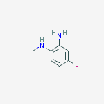 4-FLUORO-1-N-METHYL-1,2-BENZENEDIAMINE结构式