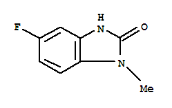 2H-BENZO[D]IMIDAZOL-2-ONE,5-FLUORO-1,3-DIHYDRO-1-METHYL-结构式