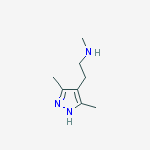 2-(3,5-Dimethyl-1H-pyrazol-4-yl)-N-methylethanamine结构式