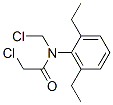 Structure of 2-chloro-N-(chloromethyl)-N-(2,6-diethylphenyl)acetamide