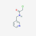 Acetamide, 2-chloro-N-(3-pyridinylmethyl)-结构式