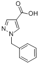 Structure of 1-BENZYL-1H-PYRAZOLE-4-CARBOXYLIC ACID