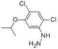 Structure of (2,4-dichloro-5-isopropoxyphenyl)hydrazine
