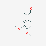 2-(3,4-Dimethoxyphenyl)propanal结构式