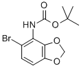Structure of TERT-BUTYL (5-BROMO-1,3-BENZODIOXOL-4-YL)CARBAMATE