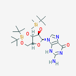 Structure of 2'-O-(tert-Butyldimethylsilyl)-3',5'-O-(di-tert-butylsilanediyl)guanosine
