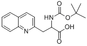 Structure of BOC-3-(2-QUINOLYL)-DL-ALA-OH