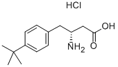Structure of (R)-3-AMINO-4-(4-TERT-BUTYL-PHENYL)-BUTYRIC ACID HCL