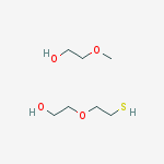 Structure of Mercaptopolyethylene glycol monomethyl etherPEG-thiol