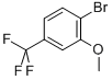 Structure of 1-Bromo-2-methoxy-4-(trifluoromethyl)benzene