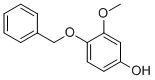 3-Methoxy-4-(phenylmethoxy)phenol结构式