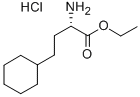 Structure of (+)-ETHYL (S)-2-AMINO-4-CYCLOHEXYLBUTYRATE HYDROCHLORIDE