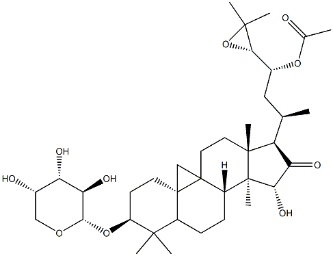 Structure of AcetylciMigenol-3-O-α-L-arabinopyranside