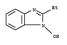 Structure of 1H-Benzimidazole,2-ethyl-1-hydroxy-