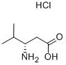 (3S)-3-氨基-4-甲基戊酸盐酸盐结构式
