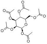 Structure of 1,2,3,4,6-Penta-O-acetyl-b-D-mannopyranose