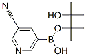 Structure of 3-CYANOPYRIDINE-5-BORONIC ACID PINACOL ESTER