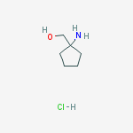 Structure of (1-aminocyclopentyl)methanol hydrochloride